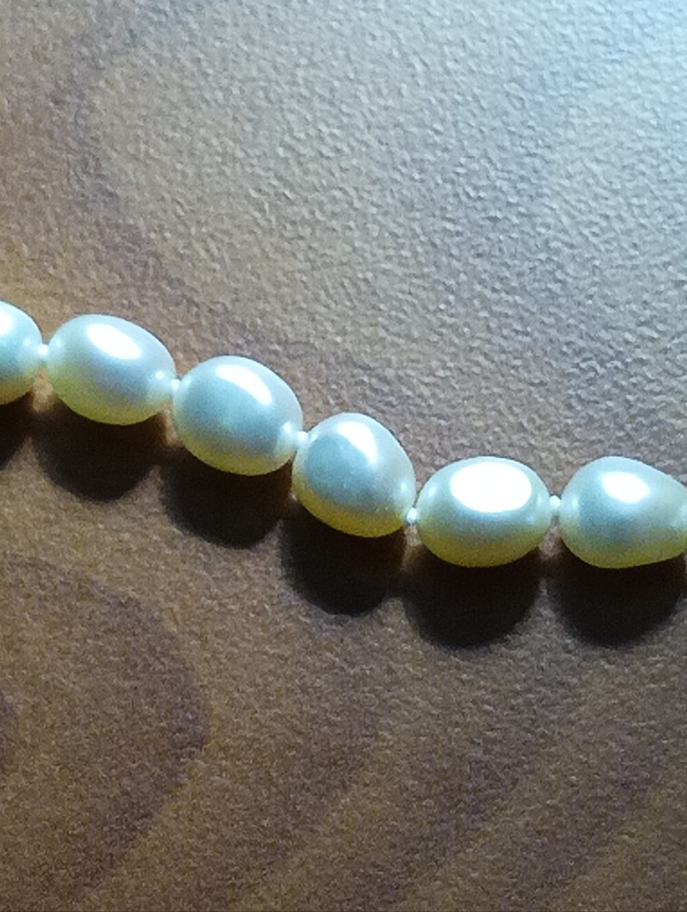 Baroque Freshwater (Rice) Pearl Necklace & Bracelet Set. - Picture 10 of 10